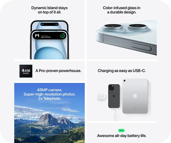 APPLE iPhone 15 Plus Smartphone 5G a16 bionic