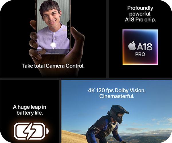 APPLE iPhone 16 Pro Smartphone 5G a18 pro chip