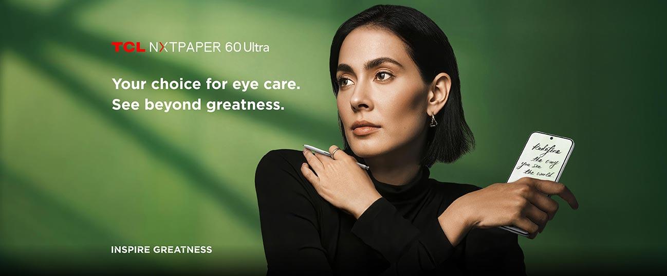 TCL 60 Ultra NXTPAPER Dual 5G smartphone