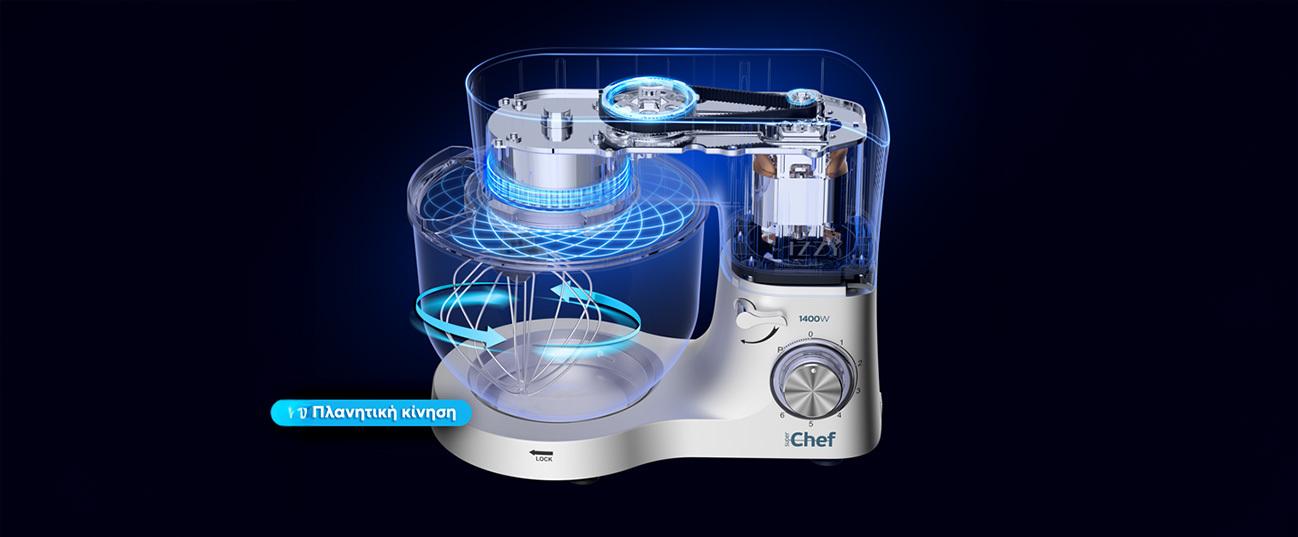 Κουζινομηχανή IZZY S1503 Super Chef