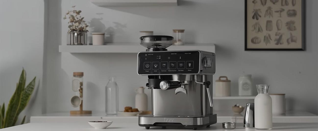 IZZY ΙΖ-6026 Home Barista Ημιαυτόματη Μηχανή 