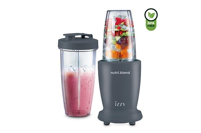 IZZY IZ-6503 Μπλέντερ για Smoothies Nutriblend Grey