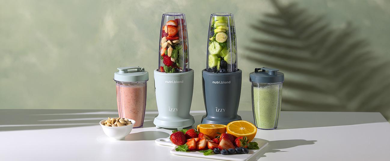 IZZY IZ-6503 Μπλέντερ για Smoothies Nutriblend Grey