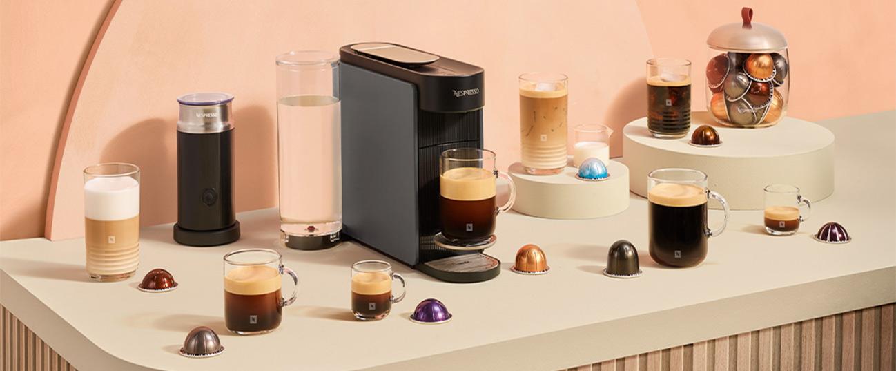 DELONGHI ENV200.GY Μηχανή Καφέ Nespresso Vertuo Up Anthracite