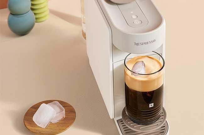 DELONGHI ENV200.W Μηχανή Καφέ Nespresso Vertuo Up Pearl