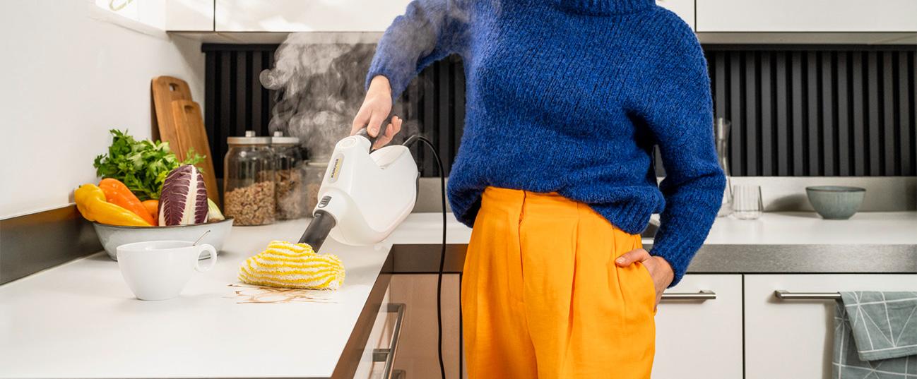 KARCHER 1.516-404.0 SC 1 EasyFix χρόνο θέρμανσης μόλις 0.5 λεπτά