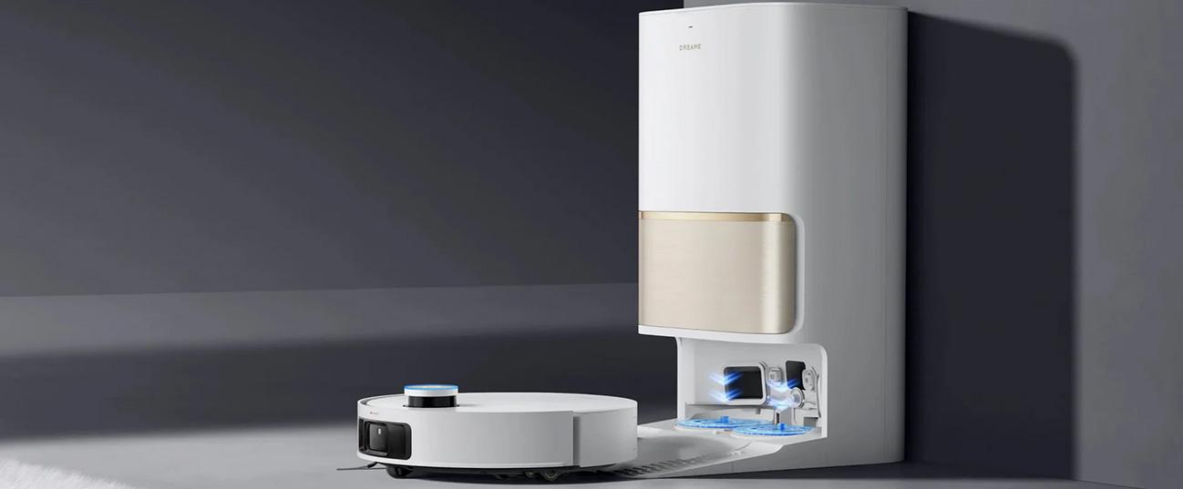 DREAME L50 Ultra AE Σκούπα Ρομπότ για Σκούπισμα και Σφουγγάρισμα με Wi-Fi Λευκό