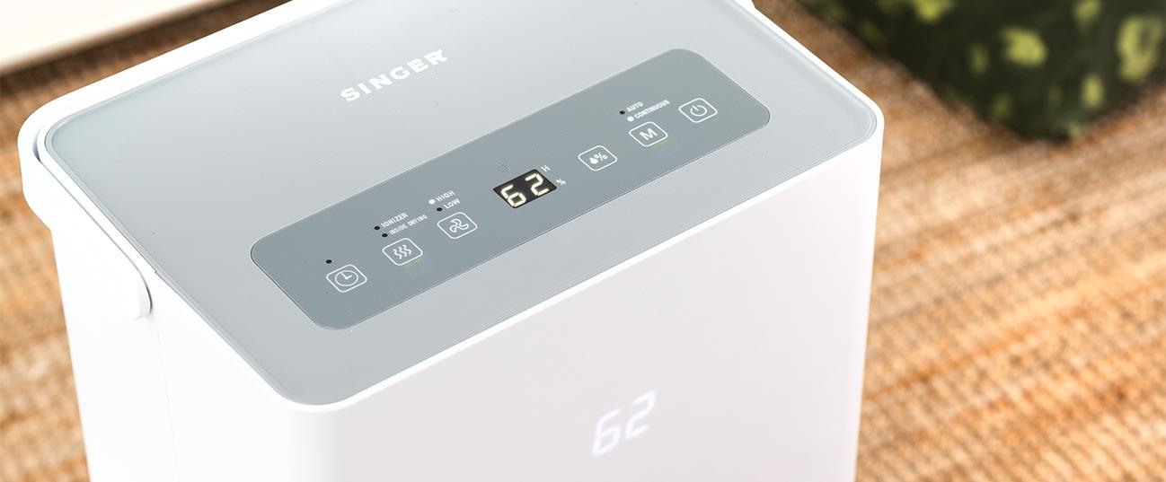 SINGER Pure Dry Ion SDHM Αφυγραντήρα με Ιονιστή