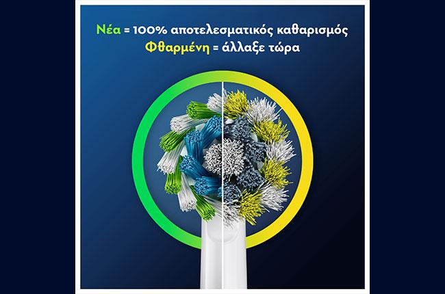 ORAL-B Pro Cross Action Ανταλλακτική Κεφαλή
