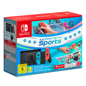 Nintendo Switch (Blue & Red Joy-Con) + Nintendo Switch Sports