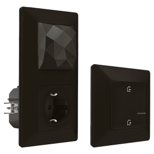 LEGRAND Valena Life Βασικό Kit Εγκατάστασης για μία Συνδεδεμένη Εγκατάσταση with Netatmo Black