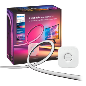 Έξυπνη Ταινία Φωτισμού PHILIPS Hue Play Gradient για Monitor 32'' έως 34'' + Philips Hue Bridge