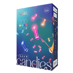 Έξυπνα Λαμπάκια TWINKLY Candies Candles 100 LED με Διάφανο Καλώδιο 7mm