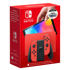Nintendo Switch OLED Mario Red Edition + Super Mario Bros Wonder