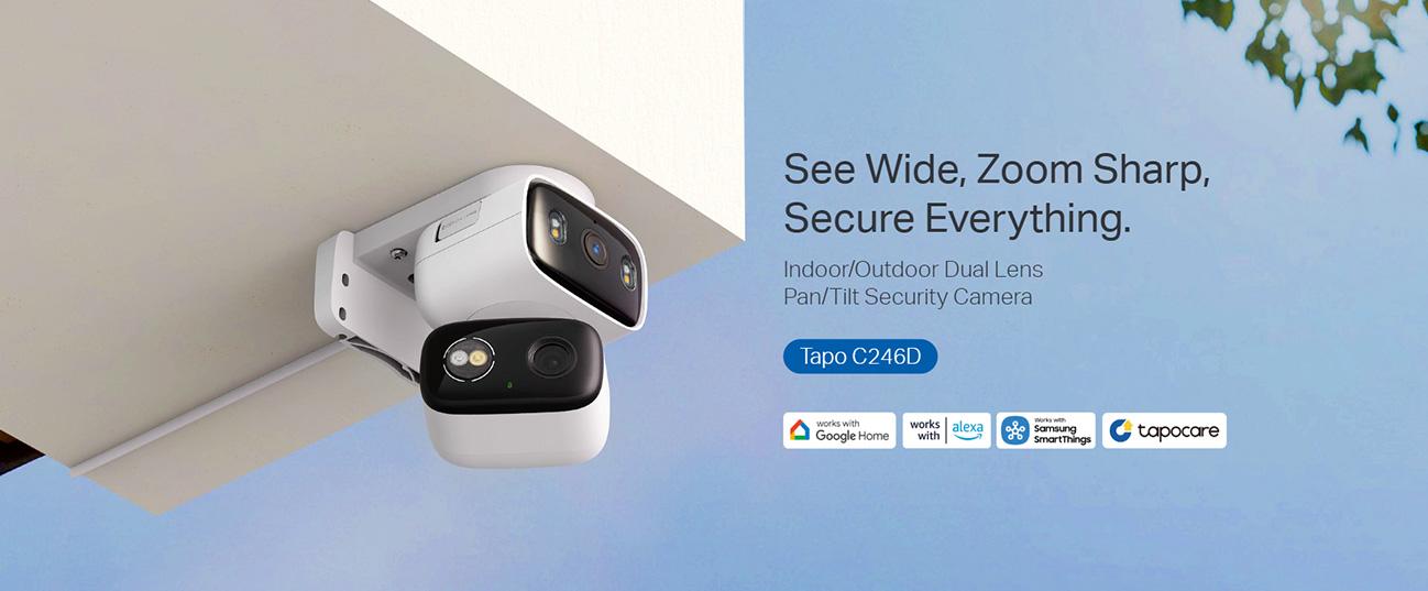 TP-LINK Tapo C246D Dual Lens Pan/ Tilt Εσωτερική/ Εξωτερική Κάμερα