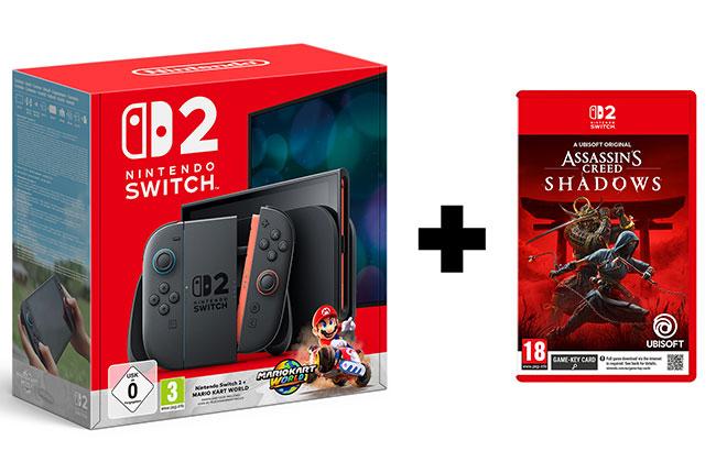 Nintendo Switch 2 + Mario Kart World + Assassin’s Creed Shadows κονσόλα game