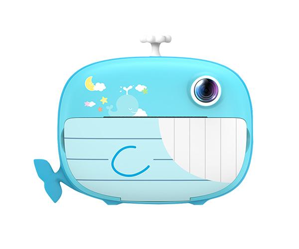 KIDDOBOO FotoFun 2 Instant Camera Whale Blue