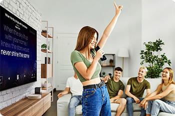 Samsung 4K OLED TV Karaoke