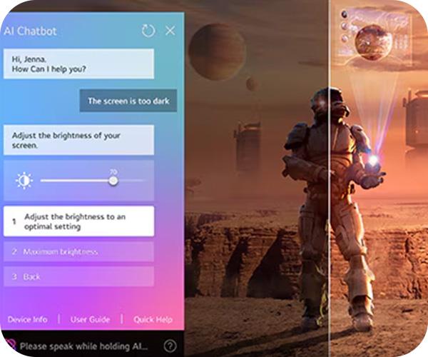 LG 50QNED87 evo AI 50 AI Chatbot