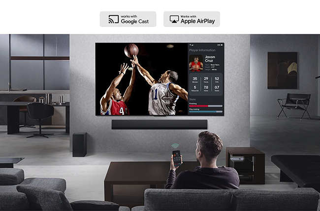 LG QNED70 QNED AI 4K Smart TV τηλεόραση
