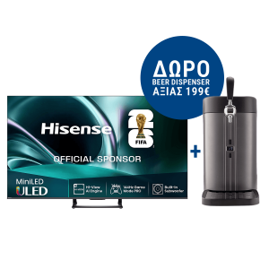 HISENSE 55U7Q 2026 55'' Mini LED 4K Vidaa TV Τηλεόραση Black