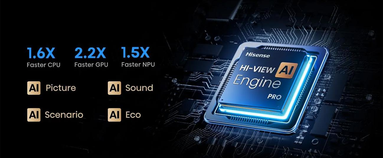 HISENSE U7Q 2026 Mini LED 4K Vidaa TV Τηλεόραση