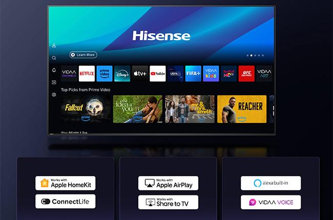 HISENSE 65U7Q PRO FIFA 2026 vidda os