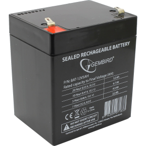 ENERGENIE επαναφορτιζόμενη μπαταρία μολύβδου 12V 5AH