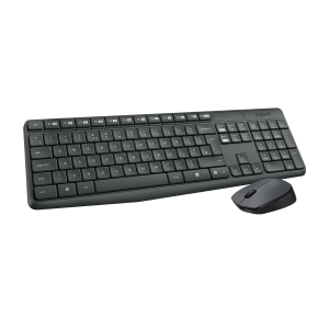 LOGITECH σετ desktop ασύρματο πληκτρολόγιο και ποντίκι MK235