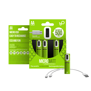 SMARTOOOLS Micro USB επαναφορτιζόμενες μπαταρίες AA (4τεμάχια)