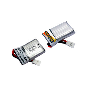 OVERLANDER επαναφορτιζόμενη μπαταρία LiPo για το Hubsan X4 Mini Quadcopter 240mAh 1S 3.7v 25C