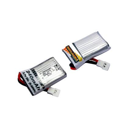 OVERLANDER epanafortizomenh mpataria LiPo gia to Hubsan X4 Mini Quadcopter 240mAh 1S 3.7v 25C