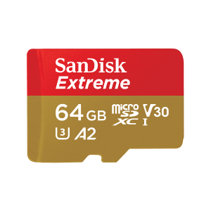 SANDISK κάρτα μνήμης Extreme micro SDXC 64GB