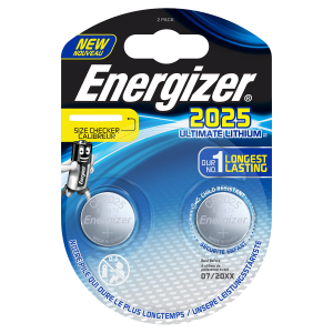 ENERGIZER μπαταρίες λιθίου Performance Ultimate Lithium CR2025 (2 τεμάχια)