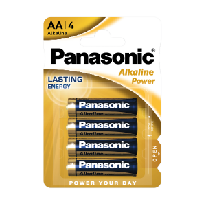 PANASONIC αλκαλικές μπαταρίες Power AA (4 Τεμάχια)
