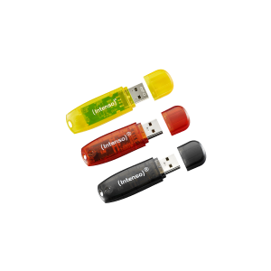 INTENSO μνήμη USB 2.0 Rainbow Line 16GB (3 Τεμάχια)