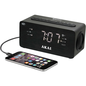 Bluetooth ηχείο και ψηφιακό ρολόι/ ξυπνητήρι AKAI ACR-2993