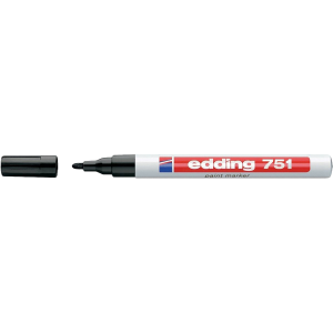 Ανεξίτηλος μαρκαδόρος EDDING 751 1mm (10 τεμάχια)