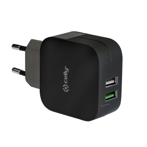 Φορτιστής ταξιδίου CELLY Turbo 2 USB 3.4A