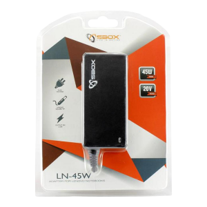 SBOX αντάπτορας τροφοδοσίας LN-45W για LENOVO Laptop 45W 20V tip rectangular