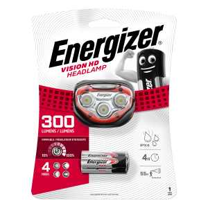 ΕΝΕRGIZER φακός κεφαλής Vision HD LED