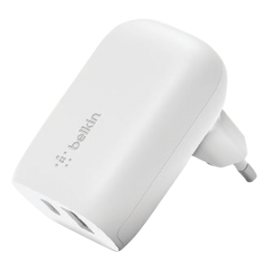 Φορτιστής Ταξιδίου BELKIN Boost Charge Dual USB-A με PPS 37W