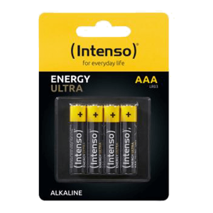 Αλκαλικές Μπαταρίες ΙΝΤΕΝSO Energy Ultra LR03 AAA (4 Τεμάχια)