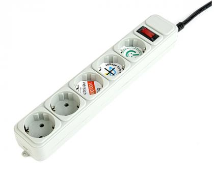 Safety Power Socket GEMBIRD SPG3-B-15C 5 Positions 