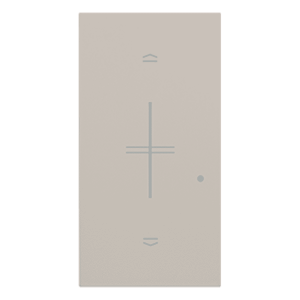 LEGRAND Living Now Πλήκτρο για Συνδεδεμένο Διακόπτη Ρολών 2 Στοιχείων Black