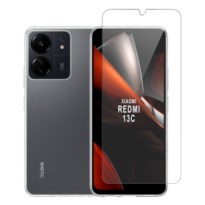 Διάφανη Θήκη + Γυαλί Προστασίας Οθόνης COSY για XIAOMI Redmi 13C/ POCO C65