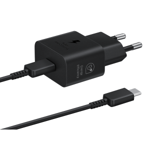 Φορτιστής Ταξιδίου SAMSUNG + Καλώδιο USB Type-C σε USB Type-C 25W