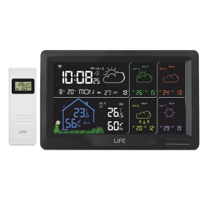 LIFE Steppe TUYA Έξυπνος Μετεωρολογικός Σταθμός με Ασύρματο Εξωτερικό Αισθητήρα