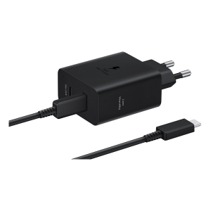 Φορτιστής Ταξιδίου SAMSUNG GaN Smart IC Dual + Καλώδιο USB Type-C σε USB Type-C 50W