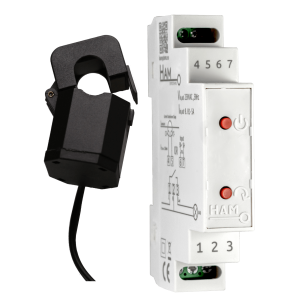 HAM SYSTEMS DinSwitchM Wi-Fi Μονοφασικός Μετρητής Ρεύματος Ράγας με Διακόπτη και Μ/ Τ 80A